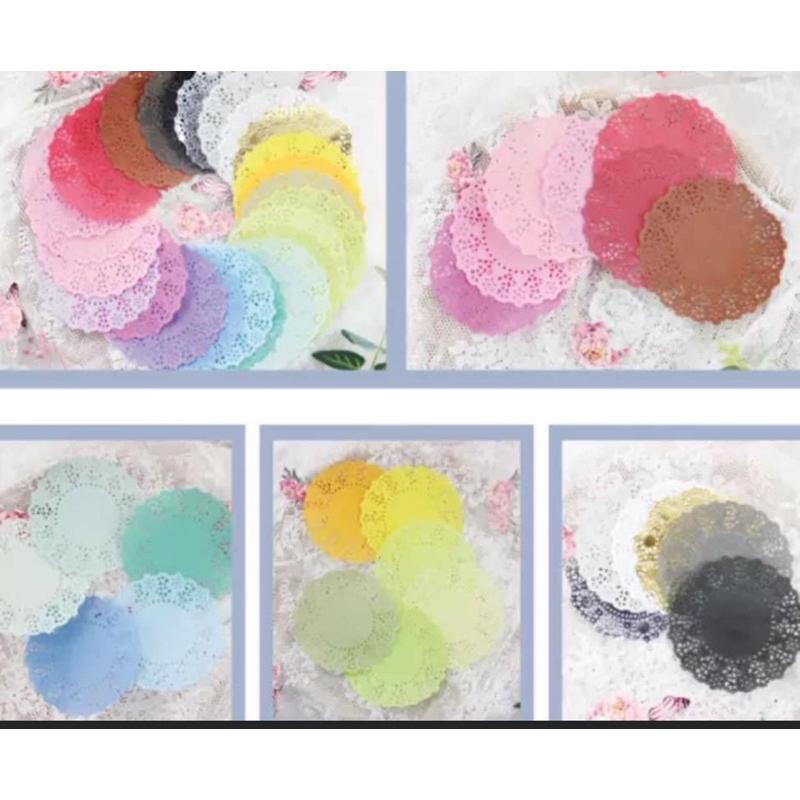 勞作紙 紙花 蕾絲邊摺紙 蕾絲紙空白（需要自行DIY創作品）勞作基礎 、花邊紙，吸油紙、蕾絲紙-細節圖6