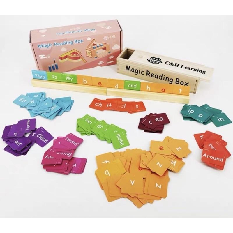英文教具⭐️玩轉英語小教具 magic reading box 英語拼讀卡 英文教學教具、英文桌遊、字母桌遊、字母教具 - 子玄企業社(幼教 ...