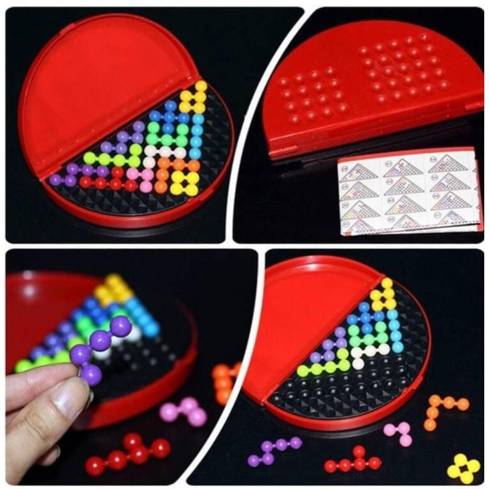 關益智魔珠金字塔/智慧金字塔(益智桌遊)-細節圖3