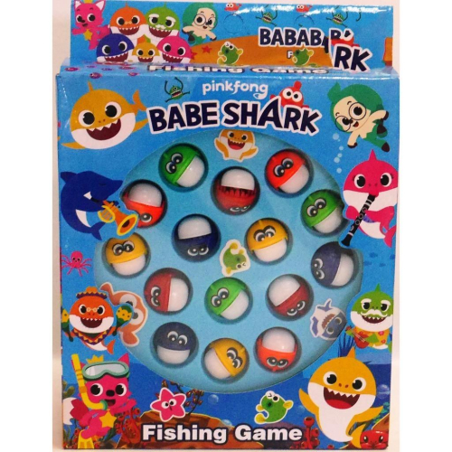 桌遊鯊魚寶寶電動轉盤勾式/磁吸式釣魚桌遊玩具