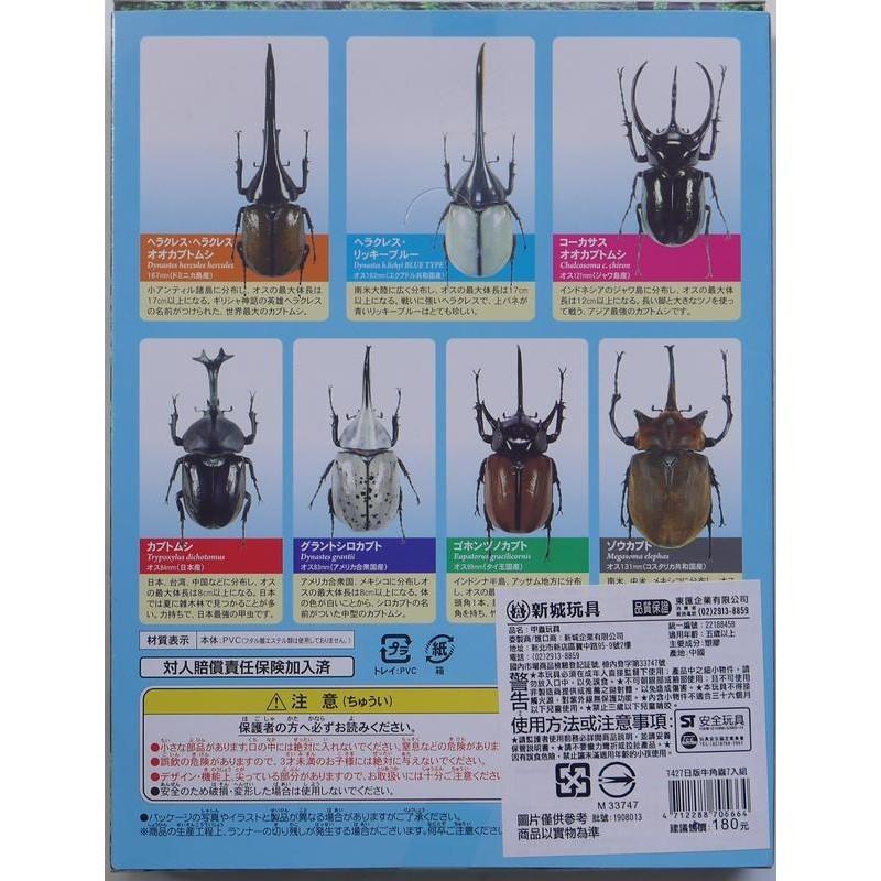 日版立體昆蟲甲蟲揪形蟲模型標本組(ST安全玩具)-細節圖6