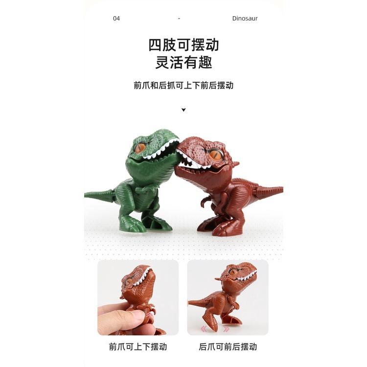 整人按壓 可動趣味舒壓咬手手指小恐龍-細節圖6