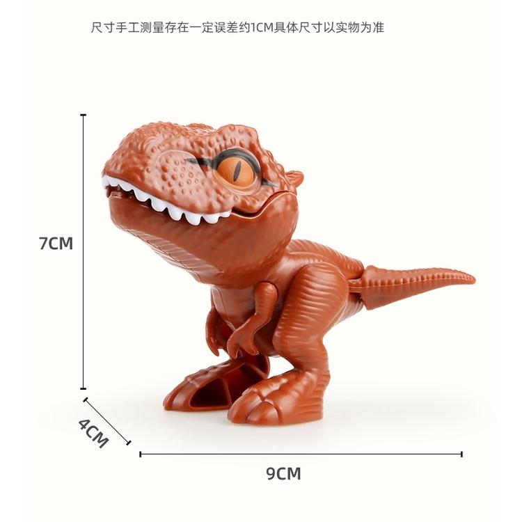 整人按壓 可動趣味舒壓咬手手指小恐龍-細節圖8