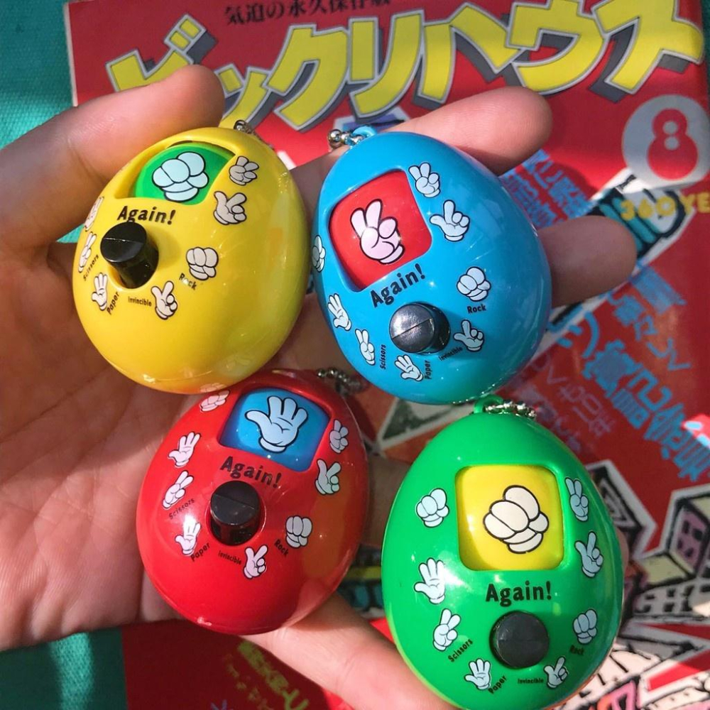 剪刀.石頭.布猜拳吊飾/轉蛋/遊戲機/童玩~瑪卡龍新色 原價-細節圖4