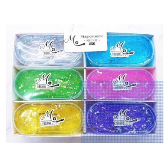 12星座透明亮粉水晶粘土.水晶泥.史萊姆-細節圖2