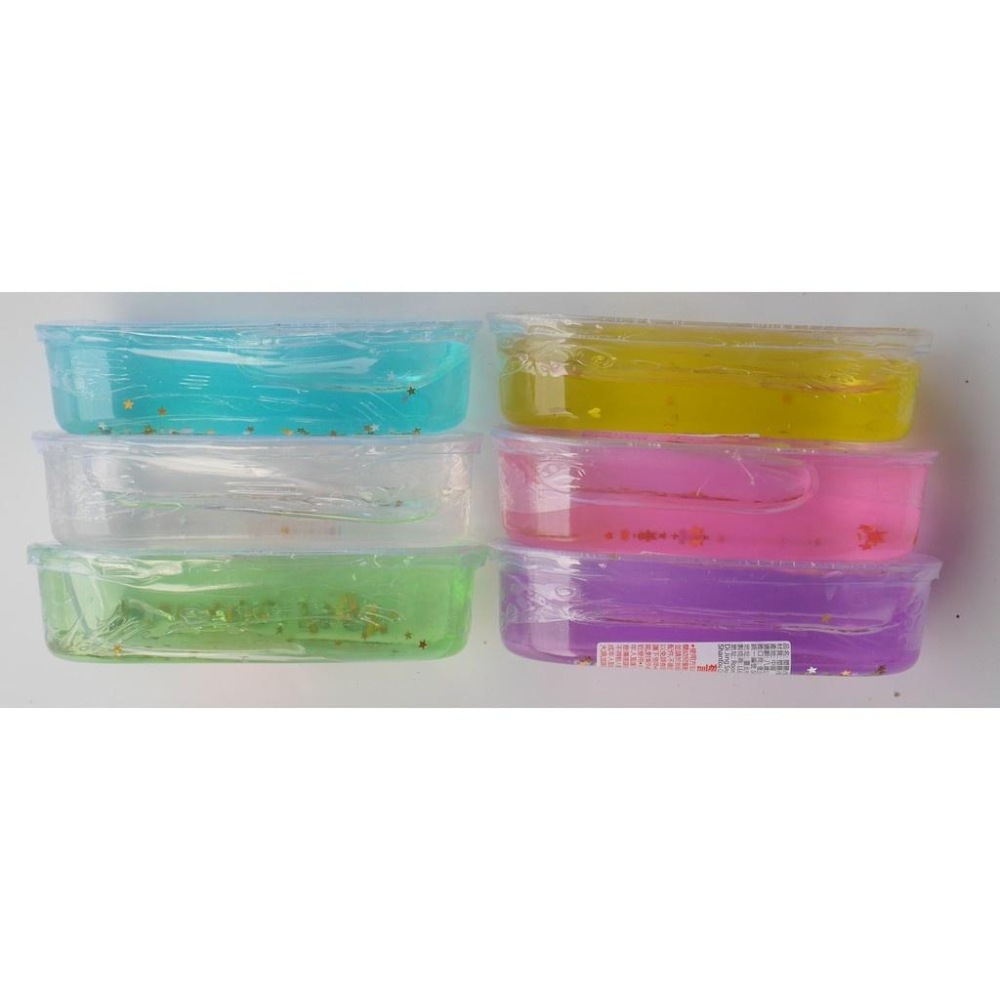 12星座透明亮粉水晶粘土.水晶泥.史萊姆-細節圖4