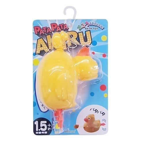 日版拉線水中游泳海豚.黃色小鴨.烏龜洗澡玩具-細節圖6