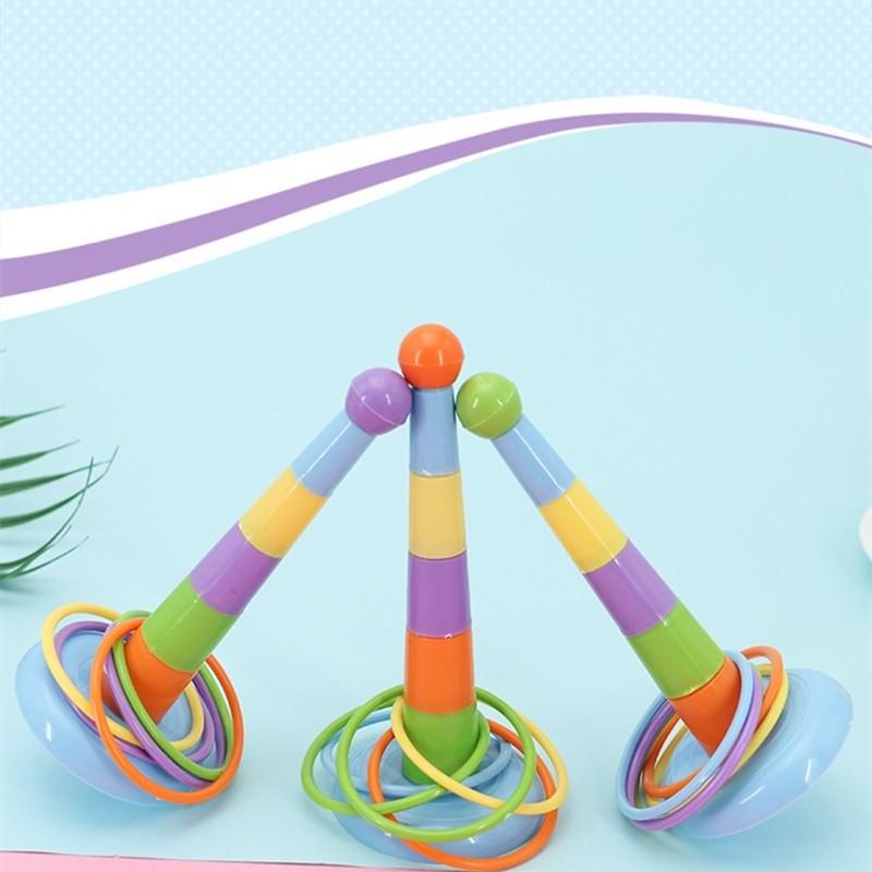 DIY組裝迷你夜市套圈圈桌遊童玩-細節圖3