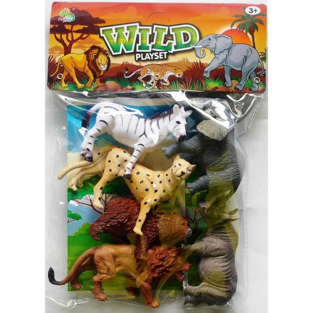 ☆玩具先生☆5吋袋裝農場動物乳牛.綿羊.山羊.豬.馬.狼狗 家畜動物 (ST安全玩具)-細節圖3