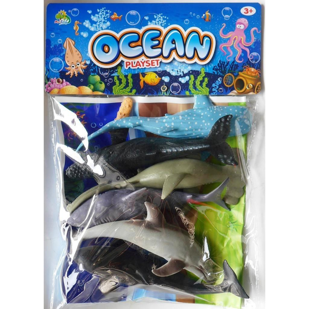 ☆玩具先生☆5吋袋裝農場動物乳牛.綿羊.山羊.豬.馬.狼狗 家畜動物 (ST安全玩具)-細節圖5