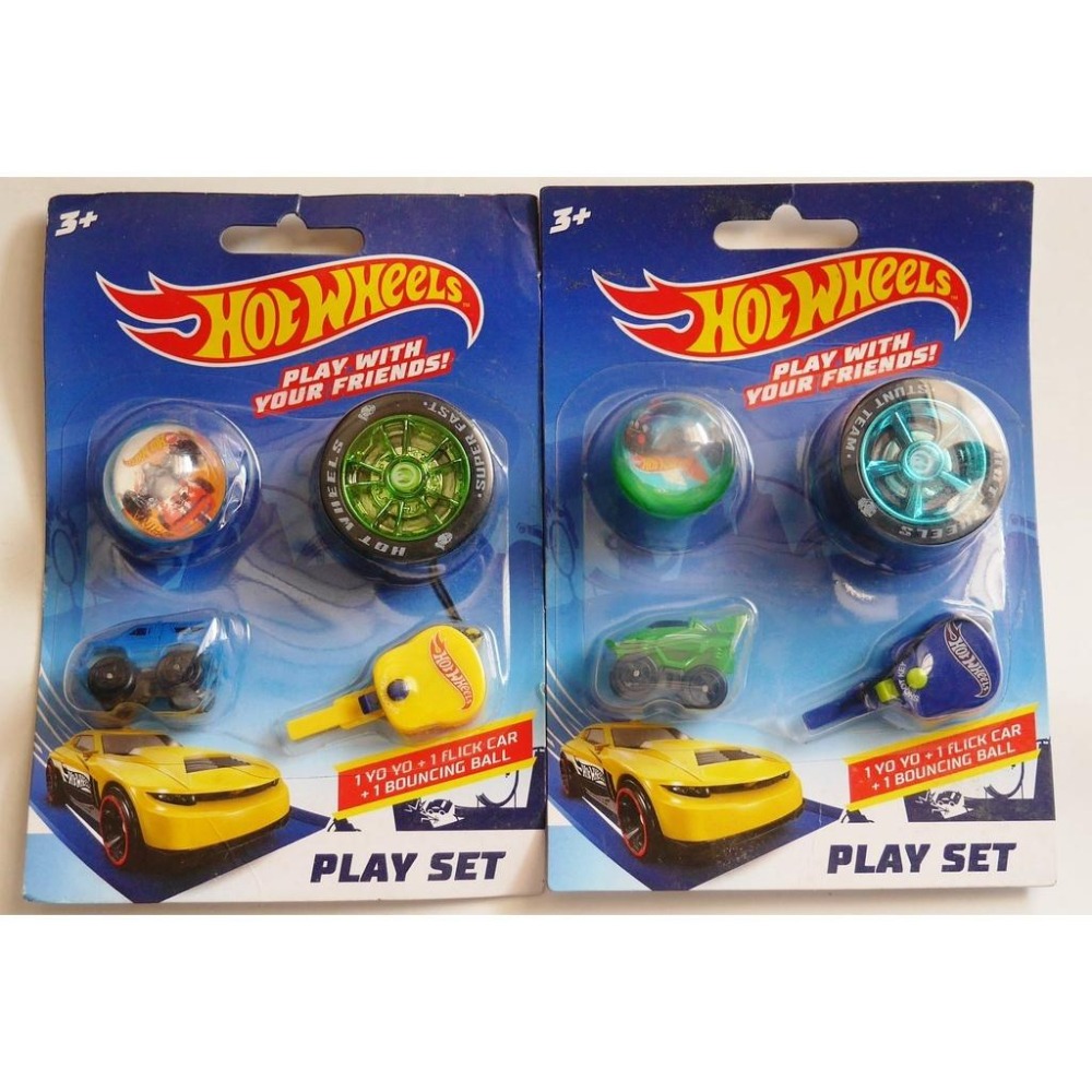 正版HOTWHEELS/風火輪迷你遊戲組 /溜溜球/彈力球./彈力車 (ST安全玩具)-細節圖5