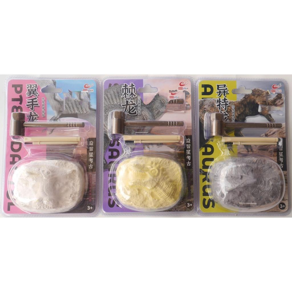 考古挖掘化石恐龍塊+工具組-細節圖8