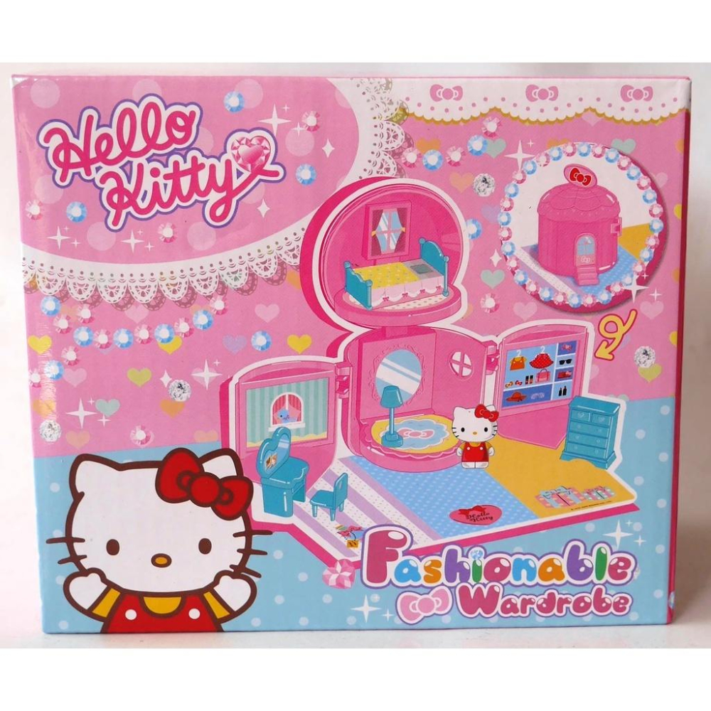 hello kitty 時尚衣櫥組 家家酒玩具 特價-細節圖2