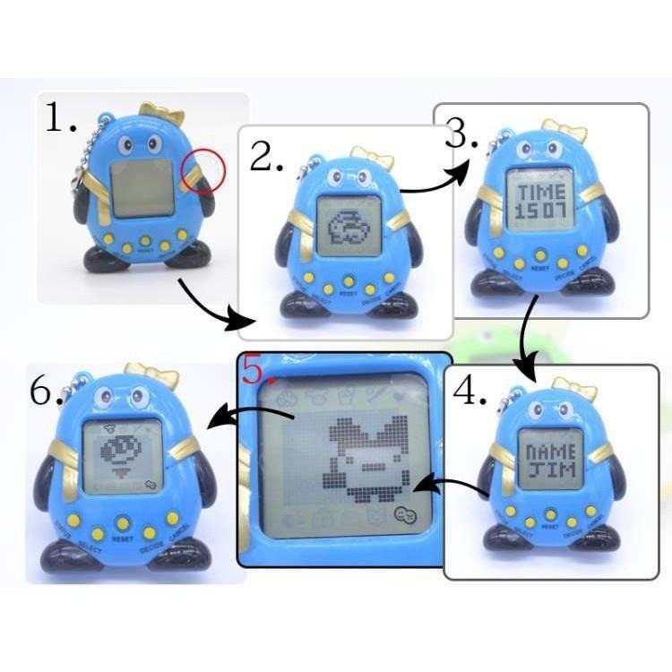 ☆玩具先生☆企鵝造形電子雞/寵物機/掌上型電玩 ~168合1種動物替換可選-細節圖7