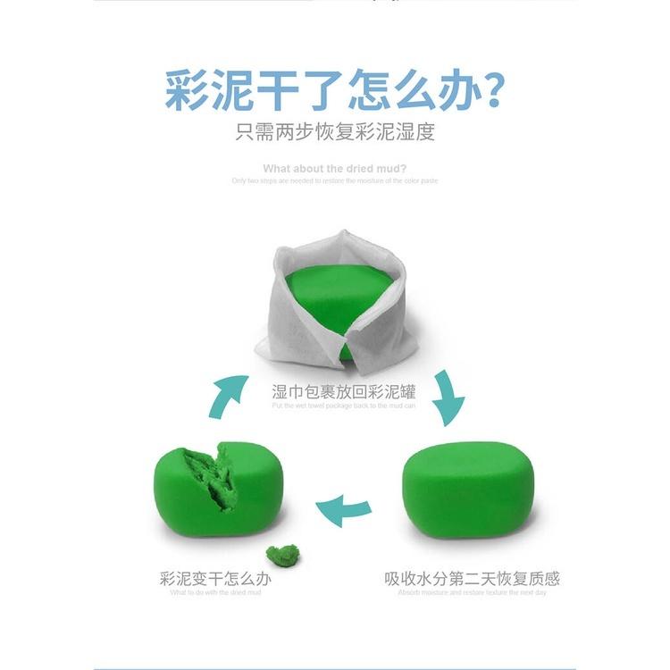 悠悠鹿~3D印模動物點心彩泥粘土組-細節圖5