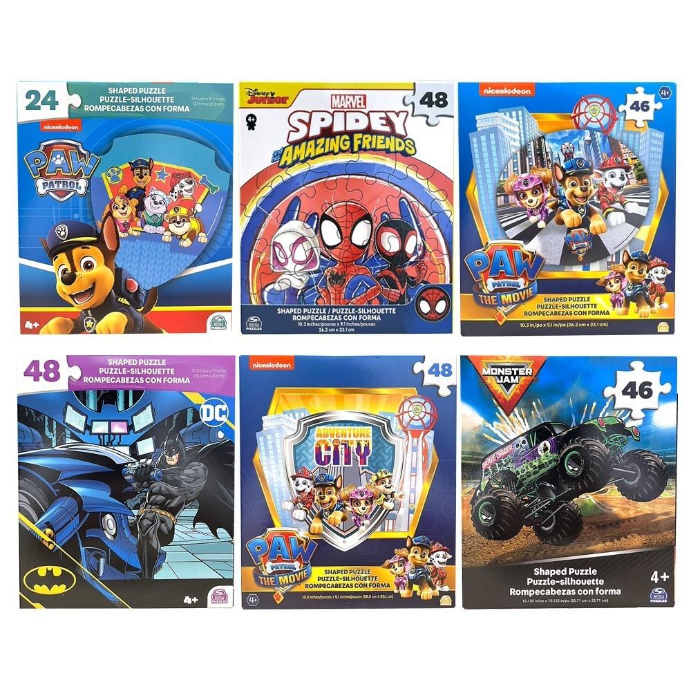 ☆玩具先生☆ 正版 汪汪隊立大功/蝙蝠俠/蜘蛛人/大腳車立體造形拼圖-細節圖8
