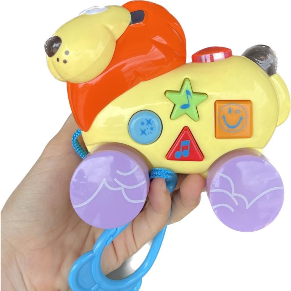 幼兒玩具~聲光拉線音樂唱歌獅子/河馬-細節圖8