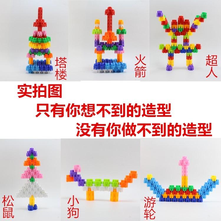 高品質百變六角圓柱圓筒15色彩色大顆粒/積木益智遊戲-細節圖5