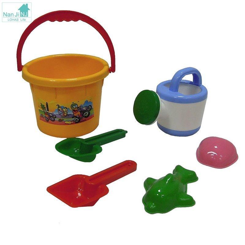 台灣製造高品質~6件組兒童沙灘筒.洗澡玩具.澆水器.挖沙玩沙.鏟子-細節圖6