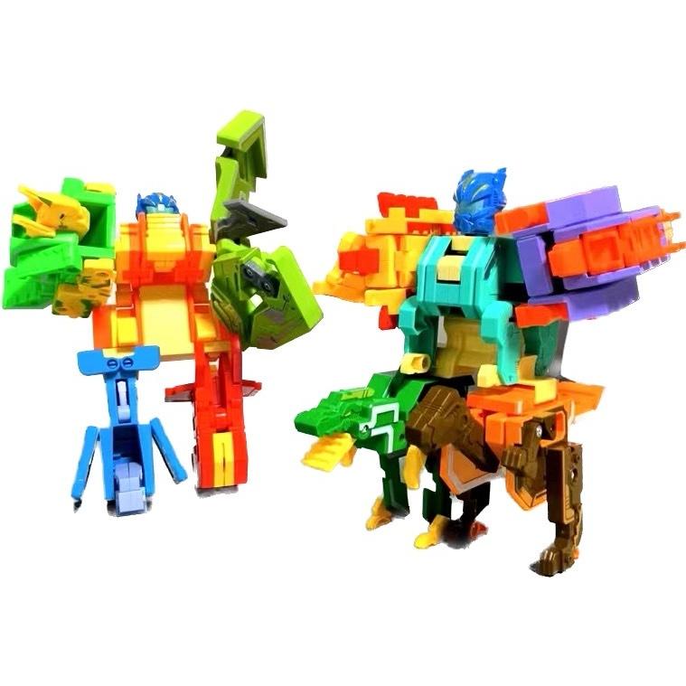 ☆玩具先生☆加大版數字恐龍 恐龍數字玩具 恐龍玩具 合體機器人 數字變身恐龍玩具 恐龍組裝合體機器人 鼎豐玩具-細節圖8