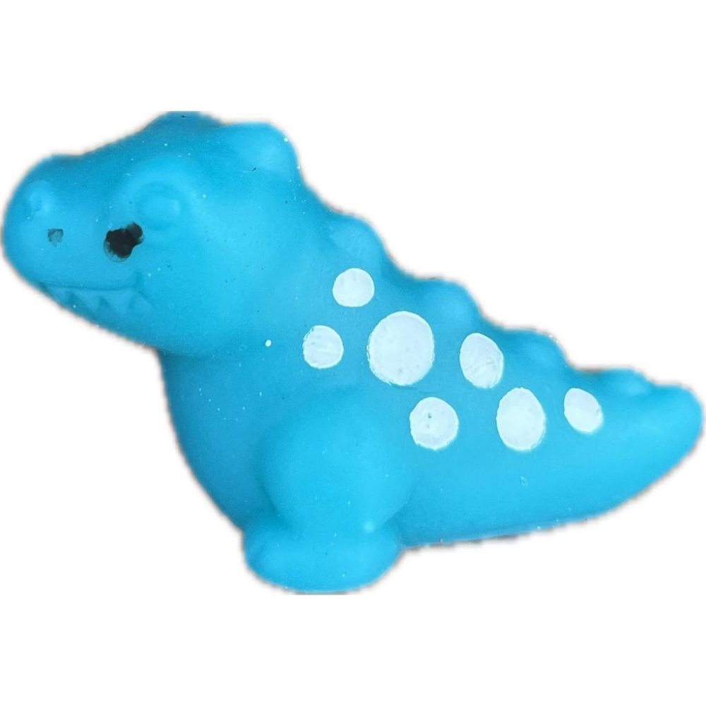 ☆玩具先生☆4入舒壓捏捏樂 QQ軟軟龍.恐龍.三角龍.暴龍.劍龍.迅猛龍-細節圖2