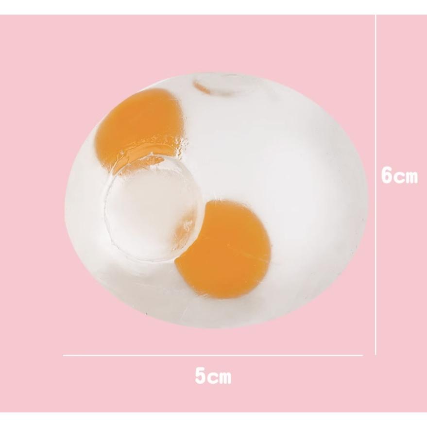 ☆玩具先生☆蛋黃哥.雙蛋黃舒壓捏捏樂.整人玩具.發洩球-細節圖2