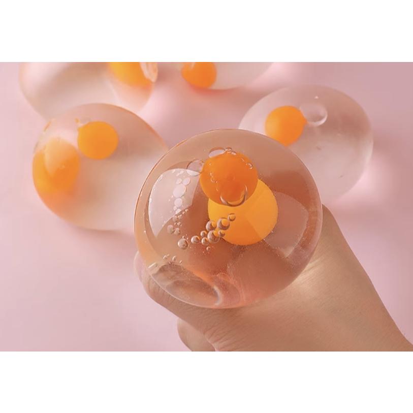 ☆玩具先生☆蛋黃哥.雙蛋黃舒壓捏捏樂.整人玩具.發洩球-細節圖3