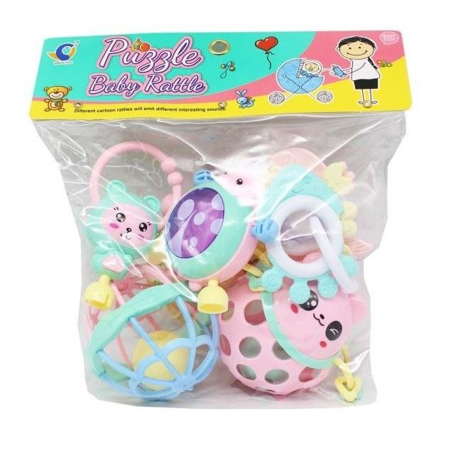 ☆玩具先生☆幼兒安全手搖鈴.矽膠固齒器.洗澡玩具~10件組-細節圖8