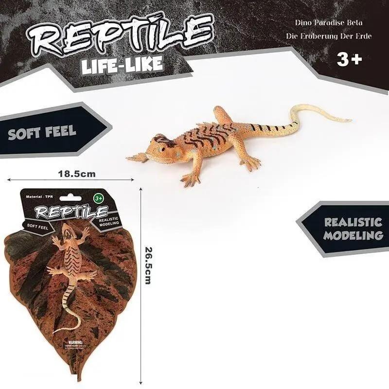 ☆玩具先生☆ 美版~仿真蜥蜴/變色龍/巨蜥/鬥篷蜥 四腳蛇 昆蟲動物模型 兒童認知 軟膠玩具-細節圖2