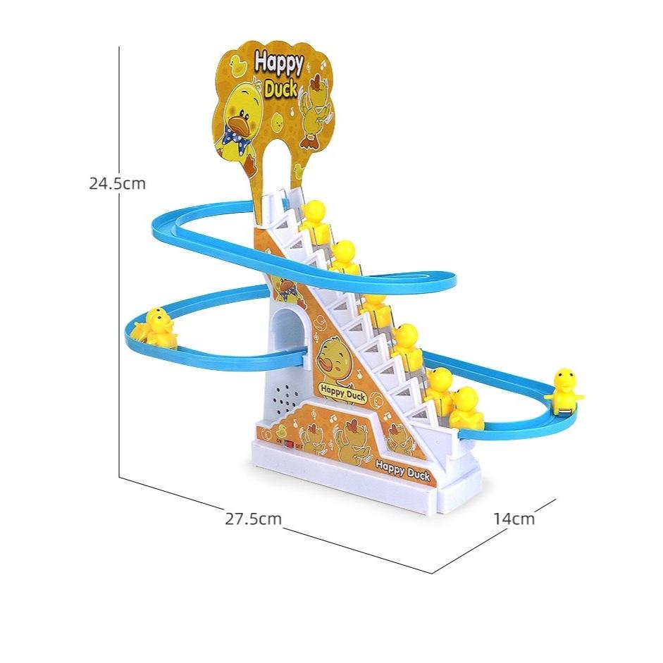 ☆玩具先生☆黃色小鴨聲光音樂爬樓梯 溜滑梯  黃色小鴨  聲光玩具-細節圖4