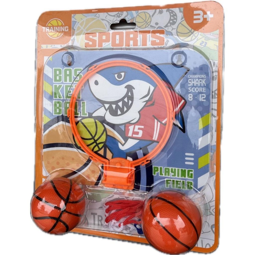 ☆玩具先生☆吸盤.門後掛式籃球板 籃框組(附2顆藍球)-細節圖3