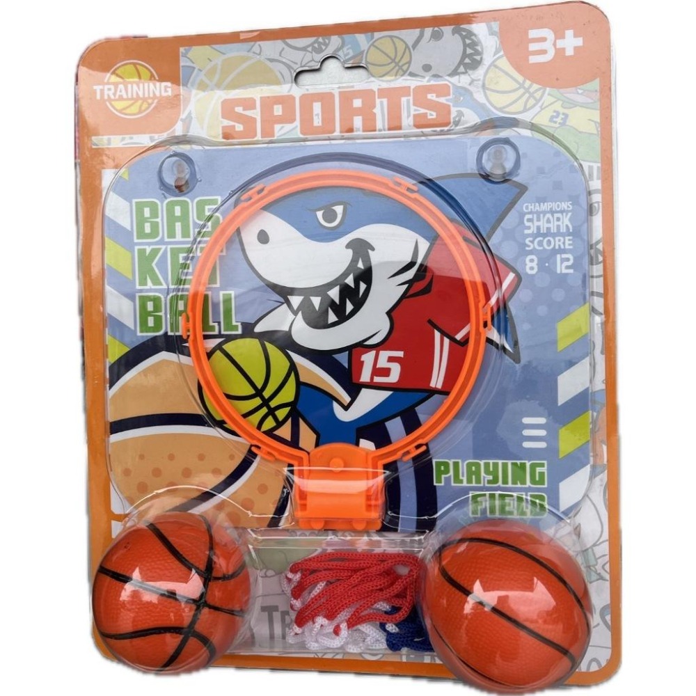 ☆玩具先生☆吸盤.門後掛式籃球板 籃框組(附2顆藍球)-細節圖4