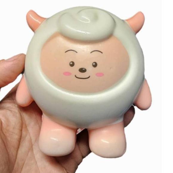 ☆玩具先生☆ 圓仔 蛋仔派對慢回彈公仔 蛋仔 灰太狼   喜羊羊  吾皇貓 舒壓捏捏樂(10cmX 10cm)-細節圖7