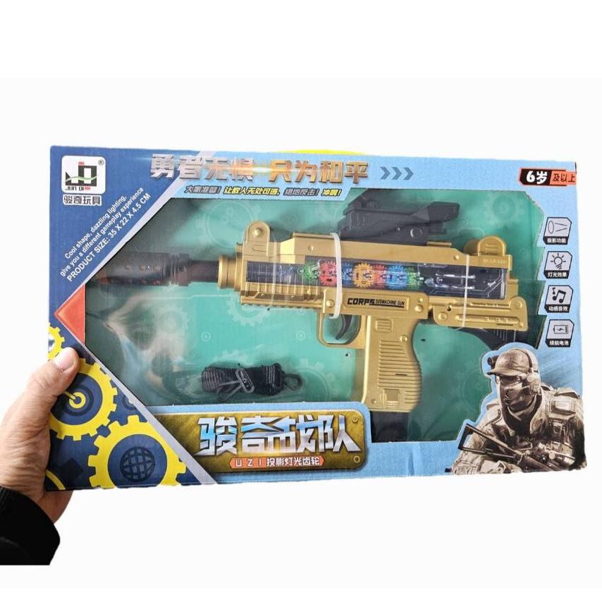 ☆玩具先生☆聲光振動槍 衝鋒槍 電動玩具槍-細節圖2