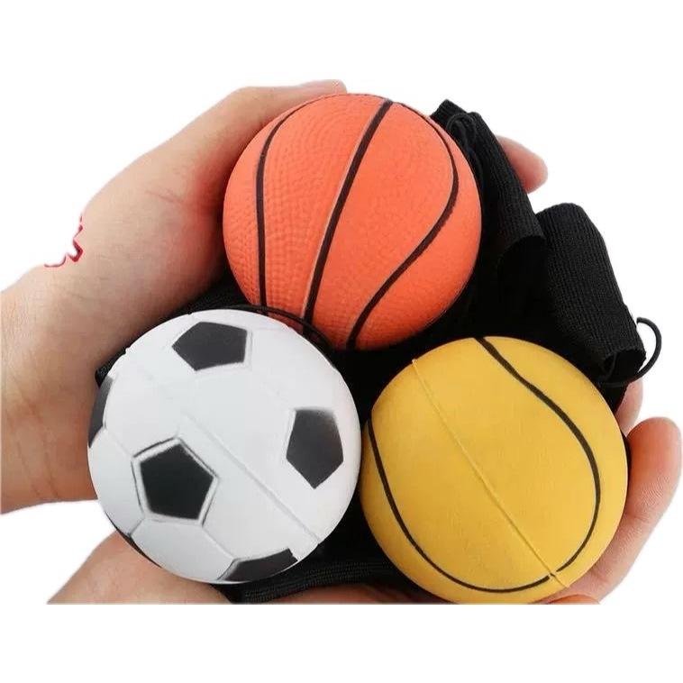 ☆玩具先生☆兒童拳擊彈力球.腕力球.安全軟膠球.手拋迴彈球-細節圖3