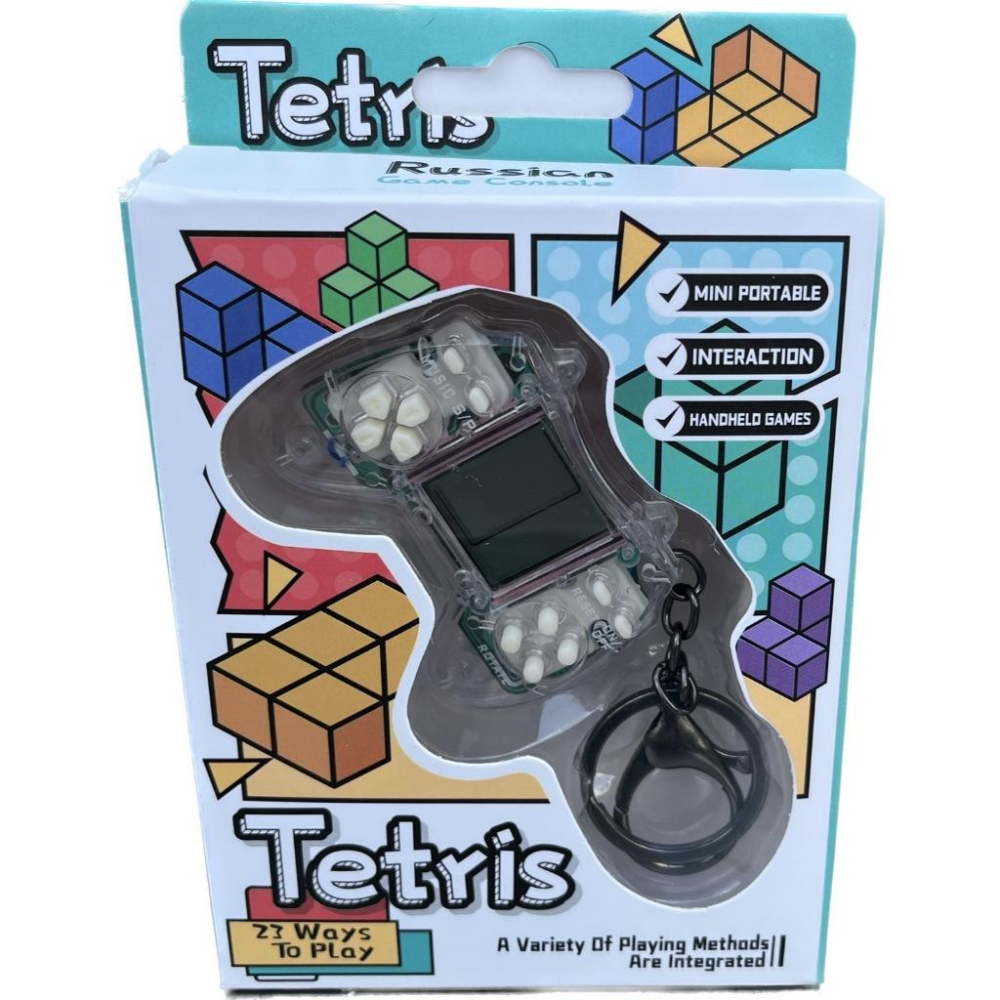 ☆玩具先生☆隨身錀匙圈俄羅斯方塊遊戲機-細節圖3