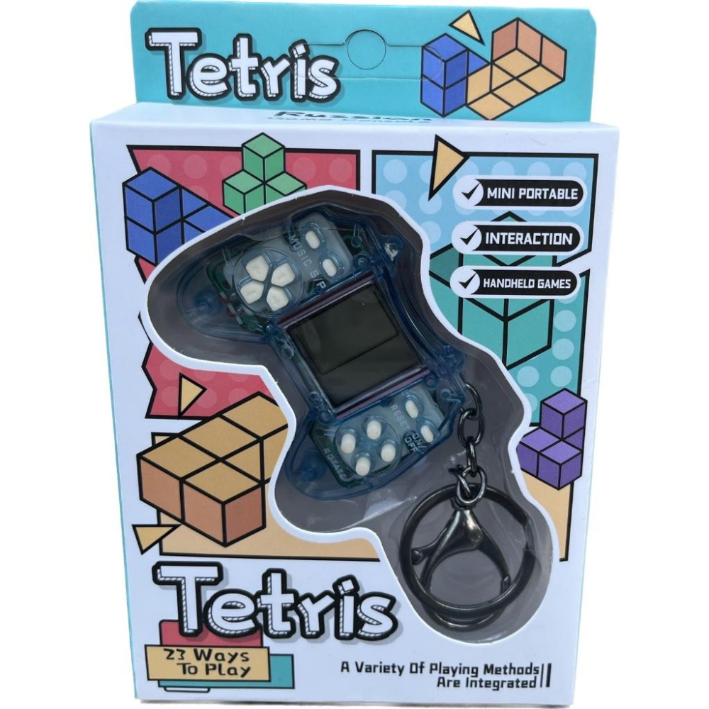 ☆玩具先生☆隨身錀匙圈俄羅斯方塊遊戲機-細節圖5