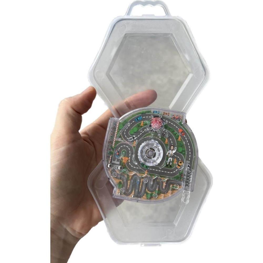 ☆玩具先生☆3合桌遊~彈珠台/走迷宮/指尖陀螺(附收納盒)-細節圖7