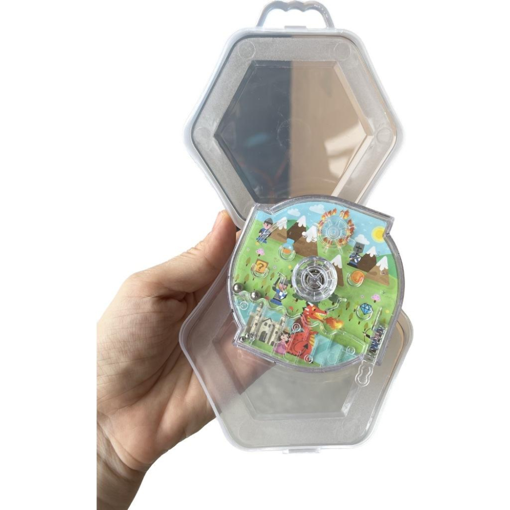 ☆玩具先生☆3合桌遊~彈珠台/走迷宮/指尖陀螺(附收納盒)-細節圖9