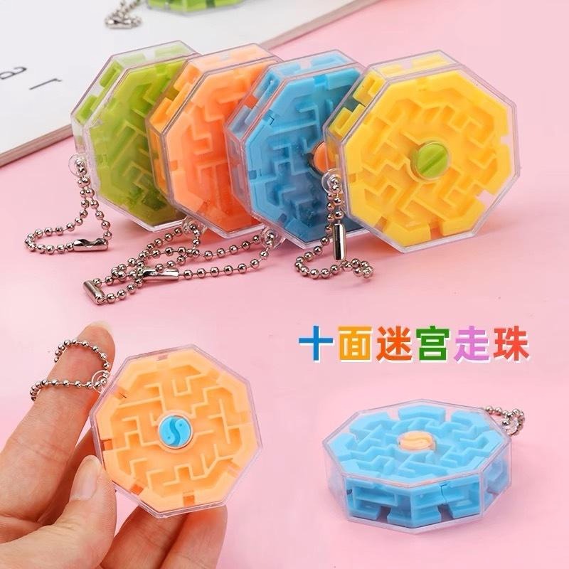 ☆玩具先生☆眼鏡蛇百變魔尺+十面立體迷宮鑰匙圈益智玩具.童玩-細節圖5