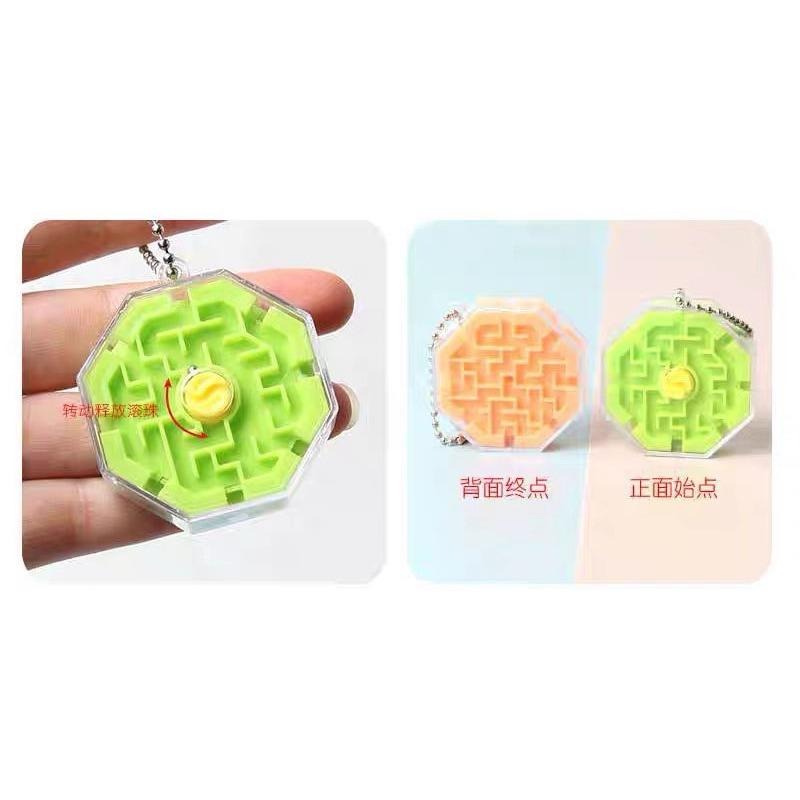 ☆玩具先生☆眼鏡蛇百變魔尺+十面立體迷宮鑰匙圈益智玩具.童玩-細節圖8