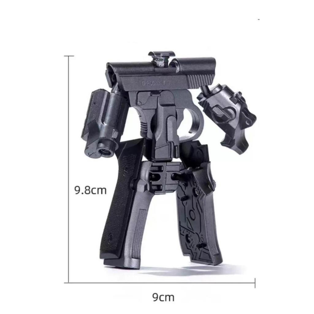 ☆玩具先生☆合金手槍變形戰甲 槍型機器人 變形槍 變形金剛 百變金剛 可動變形機器人 ST安全玩具-細節圖4