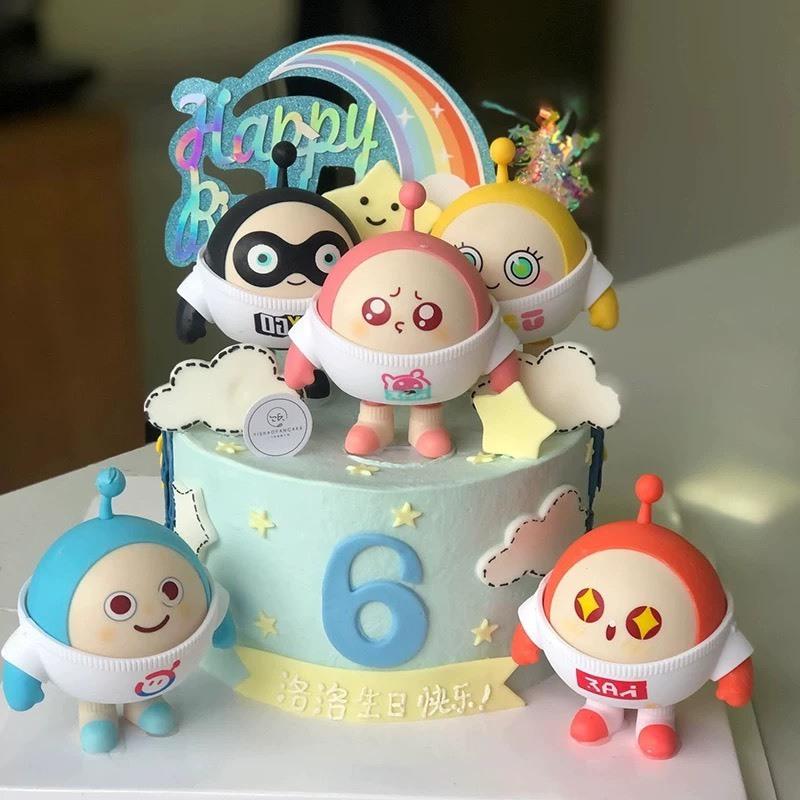 ☆玩具先生☆蛋仔派對~大號生日蛋糕公仔.玩偶.擺設.盲盒.-細節圖2