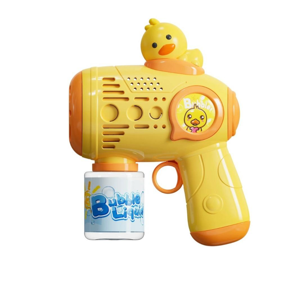 ☆玩具先生☆萌小鴨.黃色小鴨燈光多孔.多泡泡槍.泡泡玩具-細節圖4