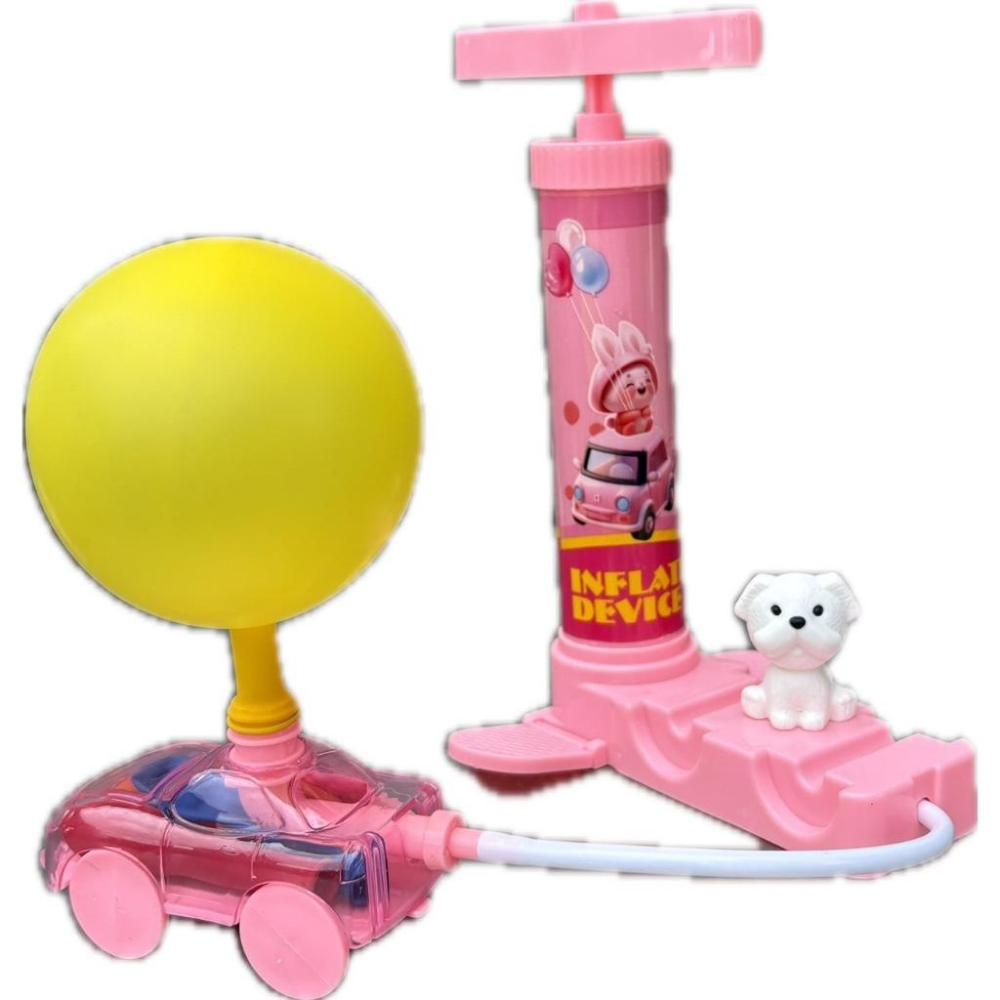 ☆玩具先生☆狗狗汽球.水球發射火箭車.汽車打氣筒.打氣組-細節圖4