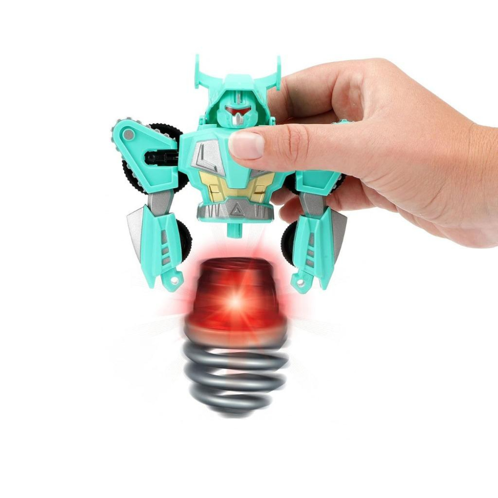 ☆玩具先生☆3合1機器人發光陀螺+空中飛碟+坦克車-細節圖2