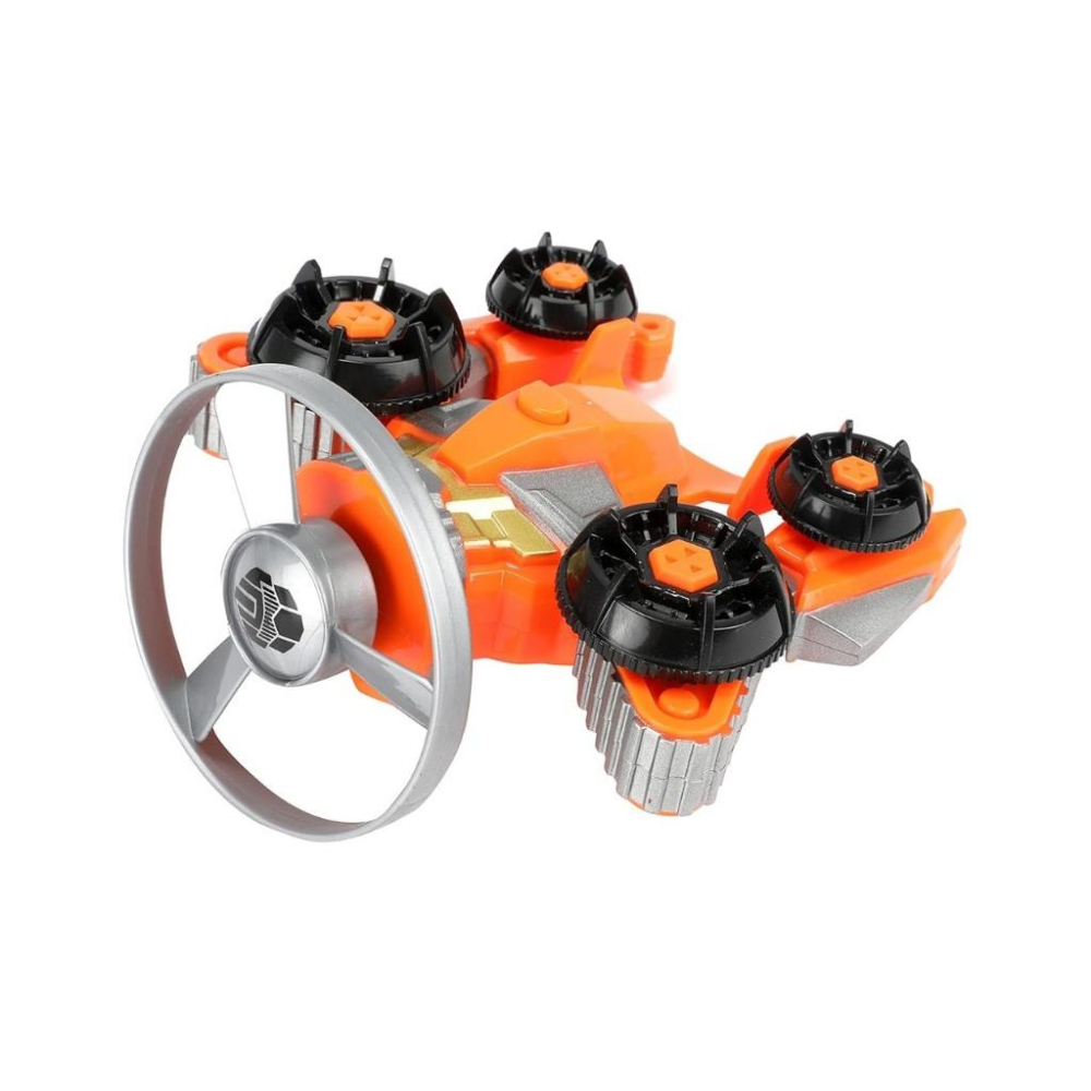 ☆玩具先生☆3合1機器人發光陀螺+空中飛碟+坦克車-細節圖4