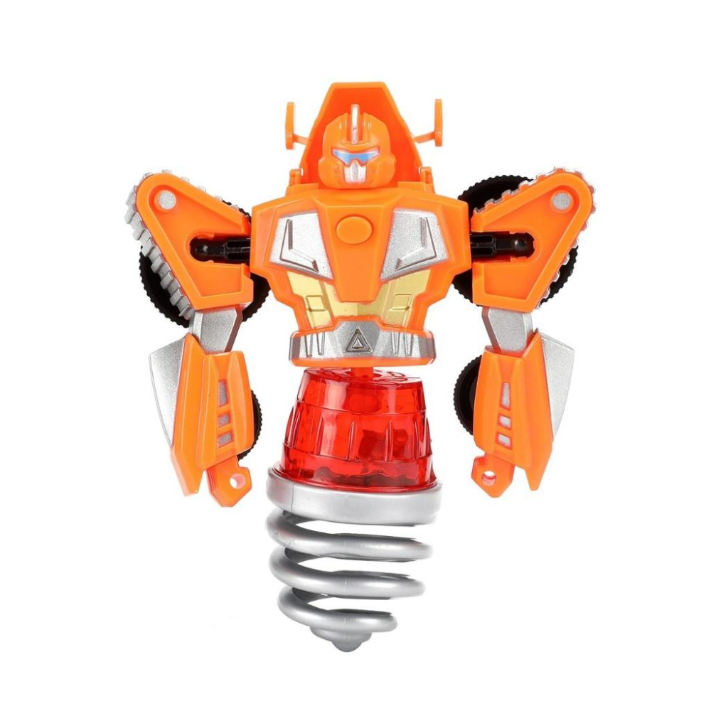 ☆玩具先生☆3合1機器人發光陀螺+空中飛碟+坦克車-細節圖5