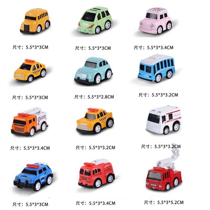 ☆玩具先生☆奇趣合金扭蛋車~  扭蛋 存錢筒 迴力車  小車車 工程車 警車 消防車.交通車.校車 合金車-細節圖3