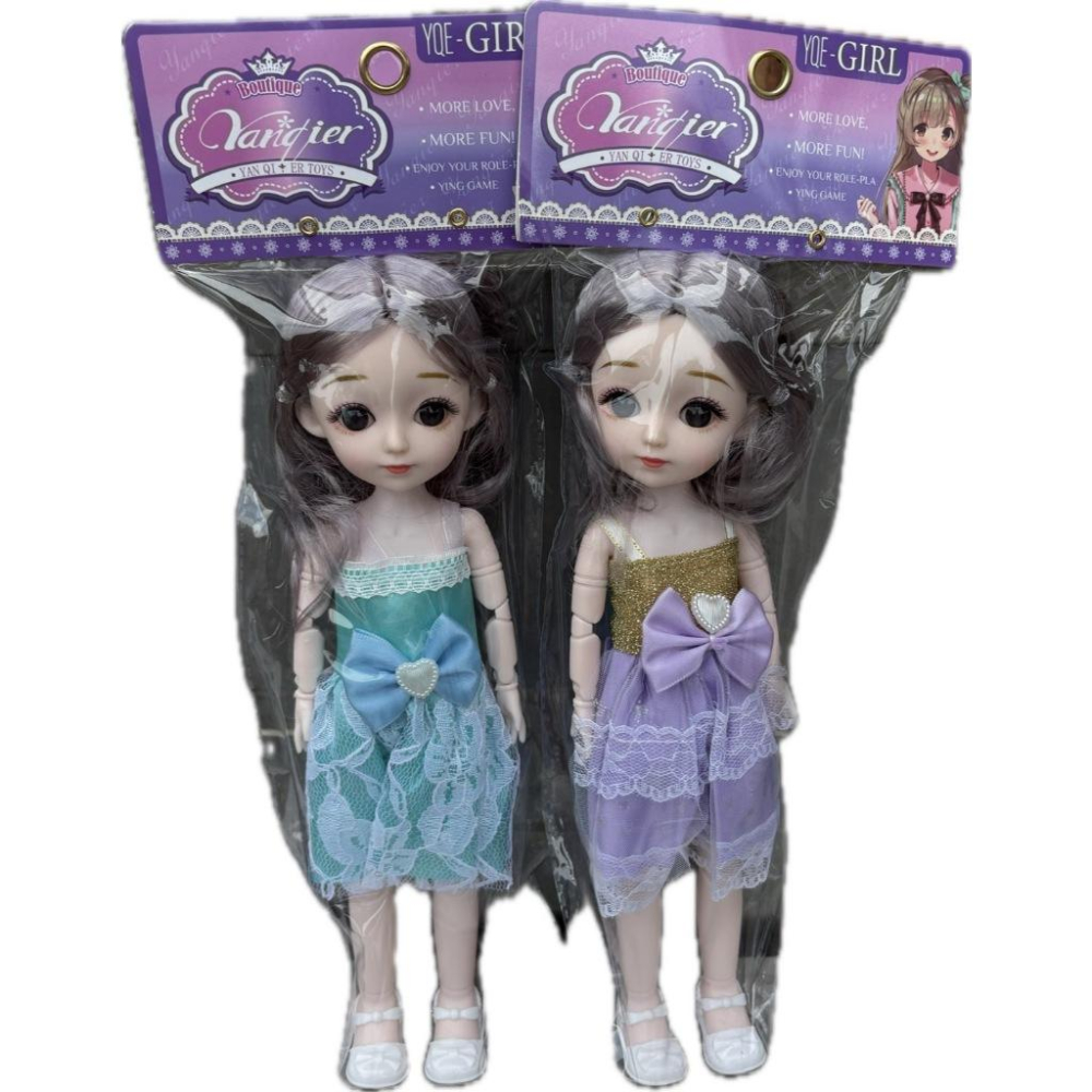 ☆玩具先生☆12吋Q版關節可動娃娃.公主.仙女.公仔.女孩玩具.家家酒-細節圖6